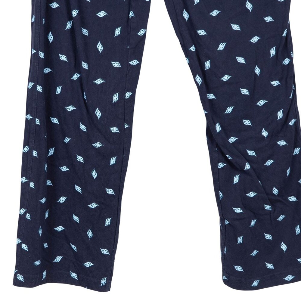 Disney Cruise Line Pajama Pants S Mens Blue Mickey Mouse Cotton Lounge Bottoms - Picture 3 of 5